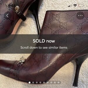 [SOLD] Gucci Margaux Guccissima Calf Bootie- Chocolate
